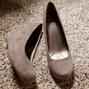 Fergalicious suede wedges